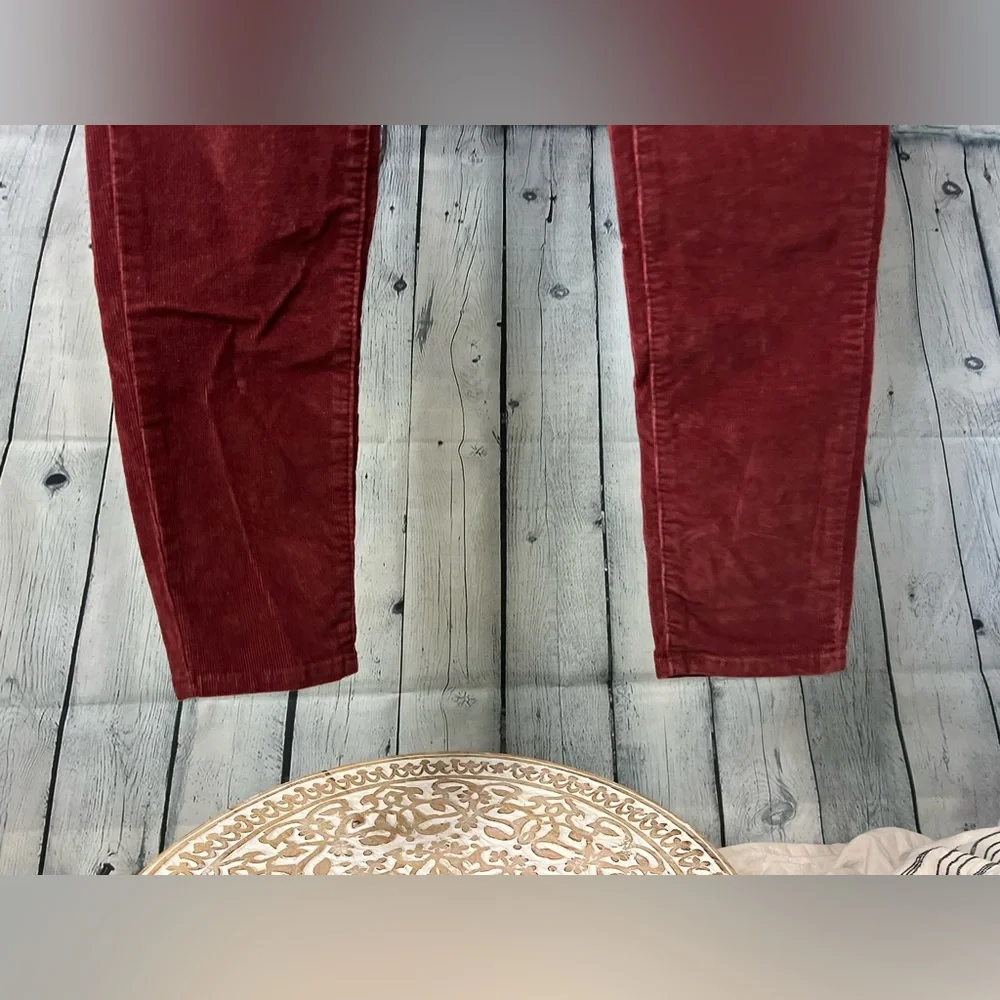 Levis 710 Super Skinny Corduroy Jeans | Rust Red | Sz Womens 28 - Picture 2 of 16